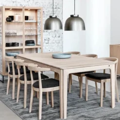 Skovby Chaise De Salle à Manger|Chaise Salon*52 Chaise en bois massif avec assise rembourrée