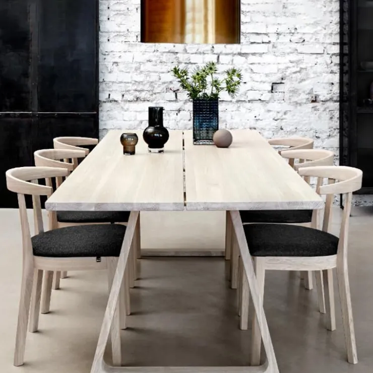 Skovby Chaise De Salle à Manger|Chaise Salon*52 Chaise en bois massif avec assise rembourrée