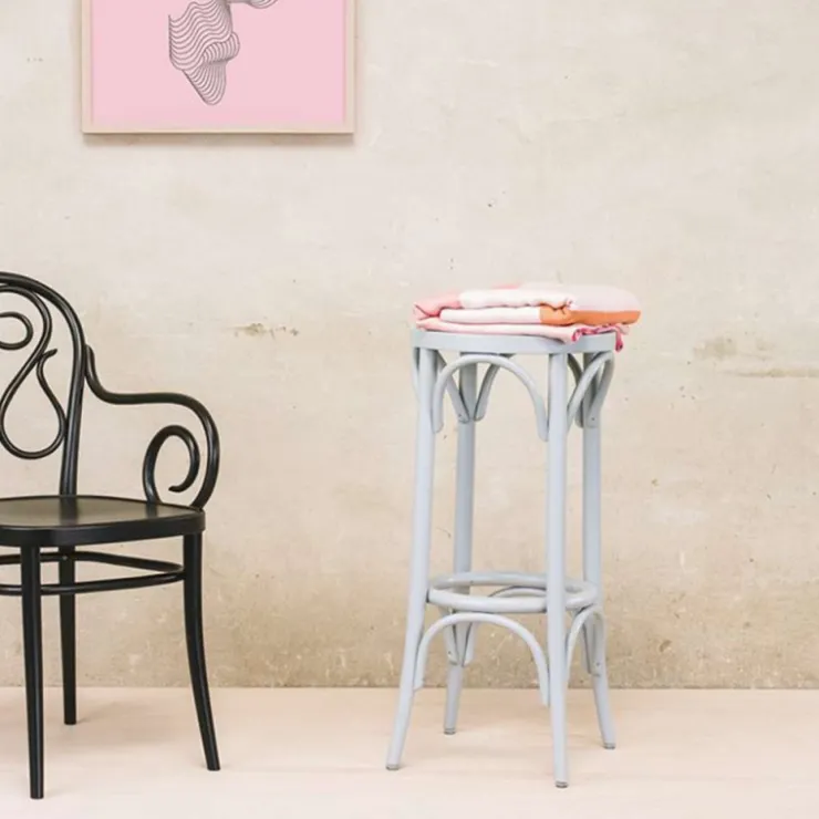Ton Tabouret De Bar (assise +/- 80 Cm)*73 ® Tabouret de bar en bois style bistrot sans dossier
