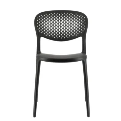 Chaise De Jardin*Abby Connubia® Chaise de jardin empilable en polypropylène recyclé avec dossier microperforé
