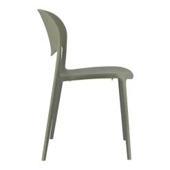 Chaise De Jardin*Abby Connubia® Chaise de jardin italienne empilable en polypropylène recyclé sans accoudoirs