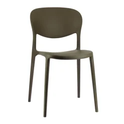 Chaise De Jardin*Abby Connubia® Chaise de jardin italienne empilable en polypropylène recyclé sans accoudoirs