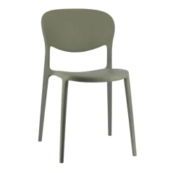 Chaise De Jardin*Abby Connubia® Chaise de jardin italienne empilable en polypropylène recyclé sans accoudoirs