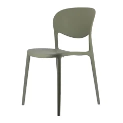 Chaise De Cuisine|Chaise De Salle à Manger*Abby Connubia® Chaise italienne empilable en polypropylène recyclé sans accoudoirs