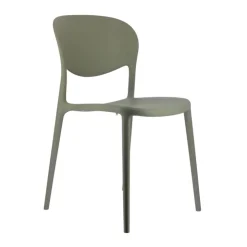 Chaise De Cuisine|Chaise De Salle à Manger*Abby Connubia® Chaise italienne empilable en polypropylène recyclé sans accoudoirs