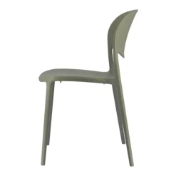 Chaise De Cuisine|Chaise De Salle à Manger*Abby Connubia® Chaise italienne empilable en polypropylène recyclé sans accoudoirs