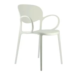 Fauteuil De Jardin*Abby Connubia® Fauteuil de jardin empilable en polypropylène recyclé