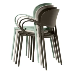 Fauteuil De Jardin*Abby Connubia® Fauteuil de jardin empilable en polypropylène recyclé