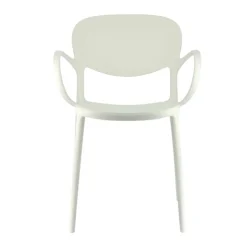 Chaise De Cuisine|Chaise De Salle à Manger*Abby Connubia® Fauteuil italien empilable en polypropylène recyclé