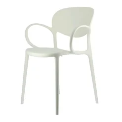 Chaise De Cuisine|Chaise De Salle à Manger*Abby Connubia® Fauteuil italien empilable en polypropylène recyclé