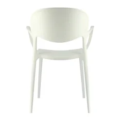 Chaise De Cuisine|Chaise De Salle à Manger*Abby Connubia® Fauteuil italien empilable en polypropylène recyclé