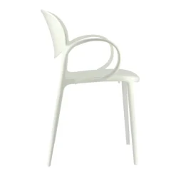 Chaise De Cuisine|Chaise De Salle à Manger*Abby Connubia® Fauteuil italien empilable en polypropylène recyclé