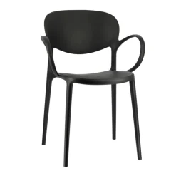 Chaise De Cuisine|Chaise De Salle à Manger*Abby Connubia® Fauteuil italien empilable en polypropylène recyclé