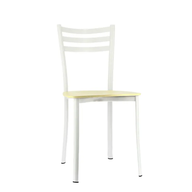 Chaise De Cuisine*Ace 1320 Chaise de cuisine en métal et assise bois