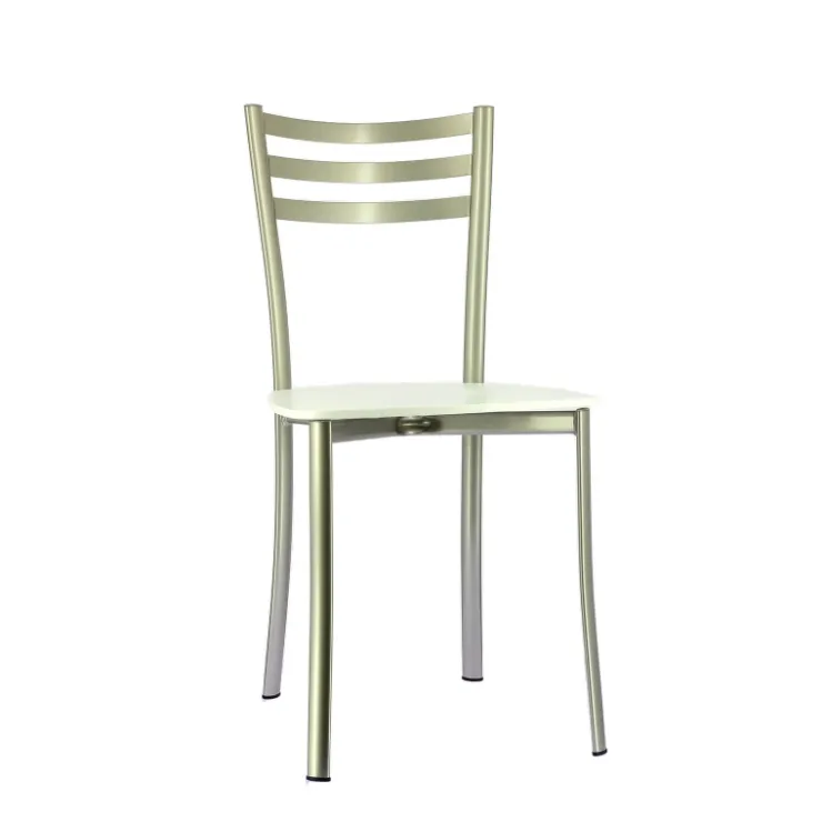 Chaise De Cuisine*Ace 1320 Chaise de cuisine en métal et assise bois