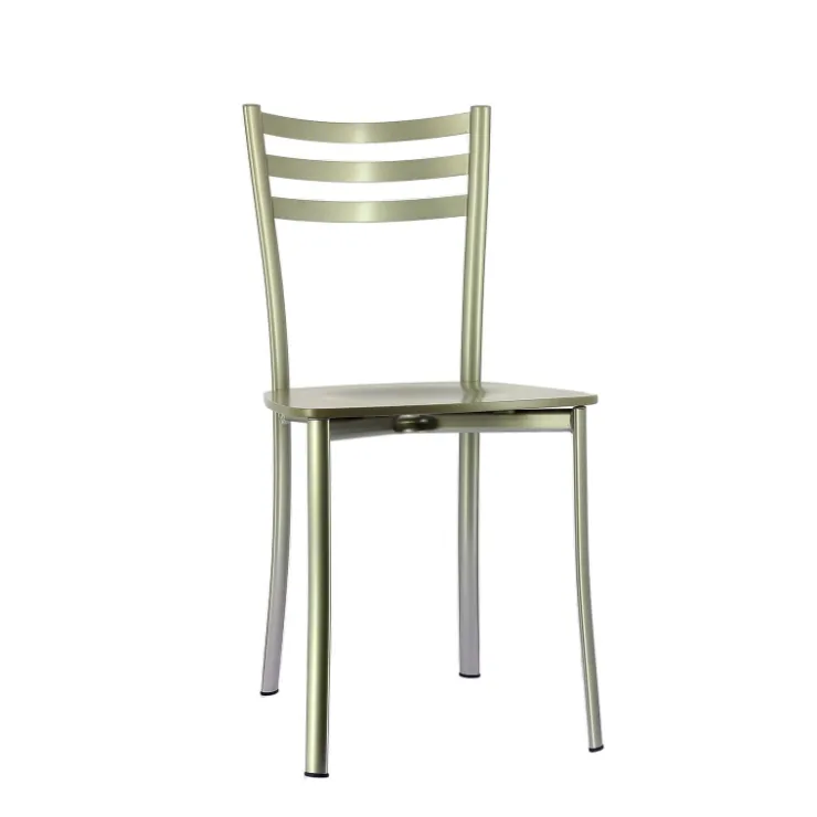 Chaise De Cuisine*Ace 1320 Chaise de cuisine en métal et assise bois