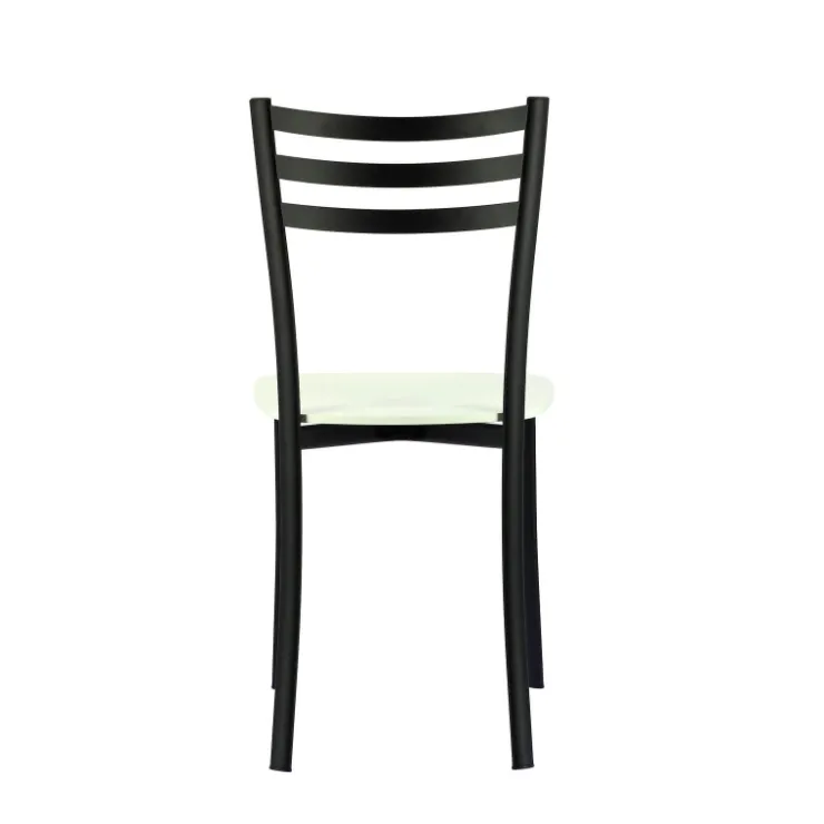 Chaise De Cuisine*Ace 1320 Chaise de cuisine en métal et assise bois