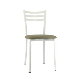 Chaise De Cuisine*Ace 1320 Chaise de cuisine en métal avec assise en simili rembourrée