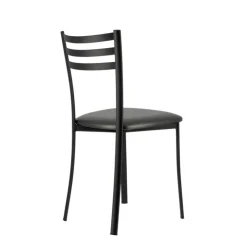 Chaise De Cuisine*Ace 1320 Chaise de cuisine en métal avec assise en simili rembourrée