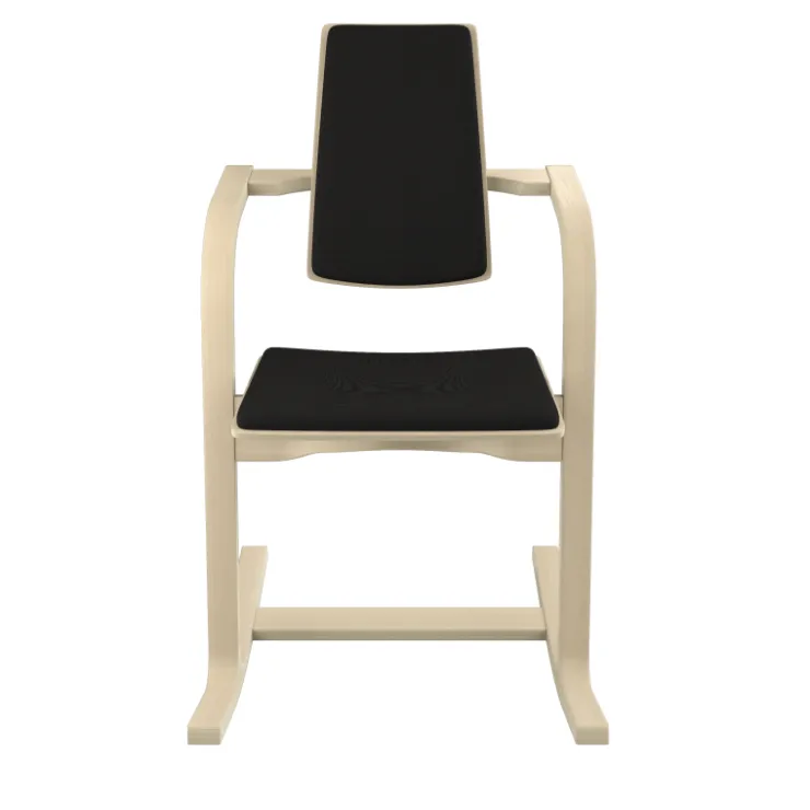 Varier Chaise De Bureau|Chaise Salon*Actulum ® Fauteuil de bureau ergonomique à bascule en tissu et bois