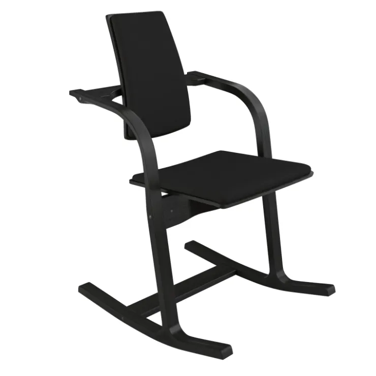 Varier Chaise De Bureau|Chaise Salon*Actulum ® Fauteuil de bureau ergonomique à bascule en tissu et bois