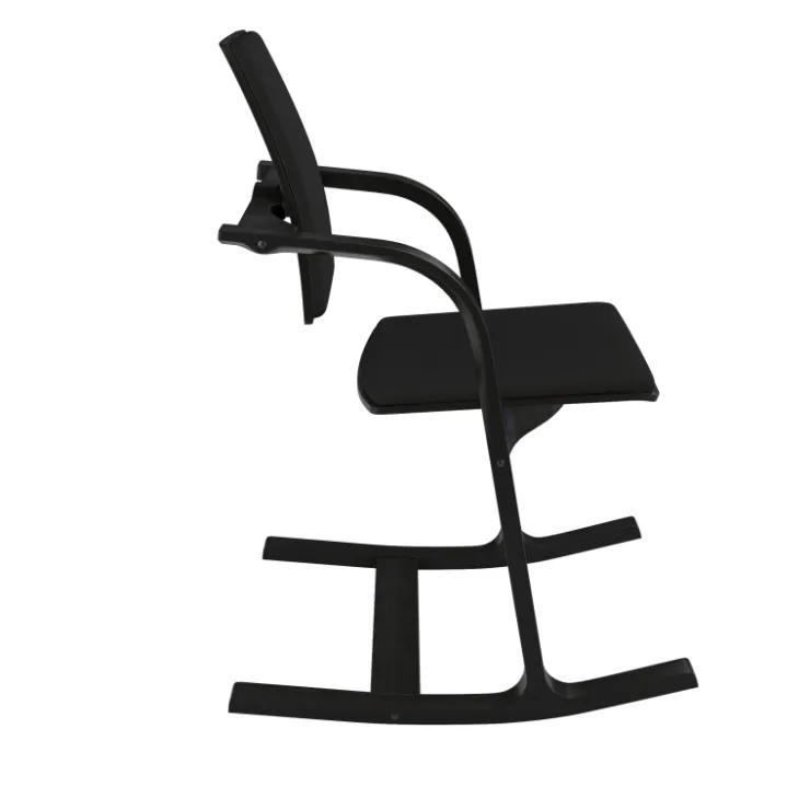 Varier Chaise De Bureau|Chaise Salon*Actulum ® Fauteuil de bureau ergonomique à bascule en tissu et bois