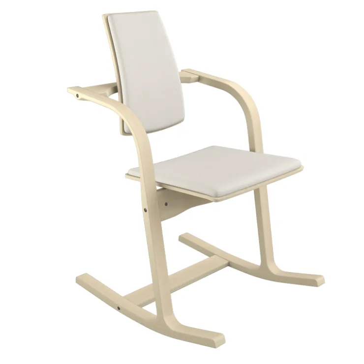 Varier Chaise De Bureau|Chaise Salon*Actulum ® Fauteuil de bureau ergonomique à bascule en tissu et bois