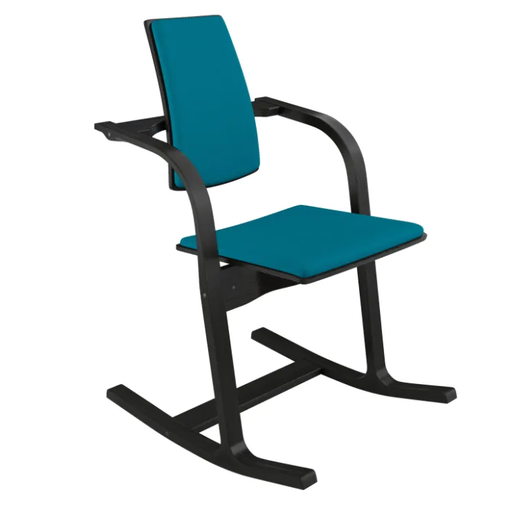 Varier Chaise De Bureau|Chaise Salon*Actulum ® Fauteuil de bureau ergonomique à bascule en tissu et bois