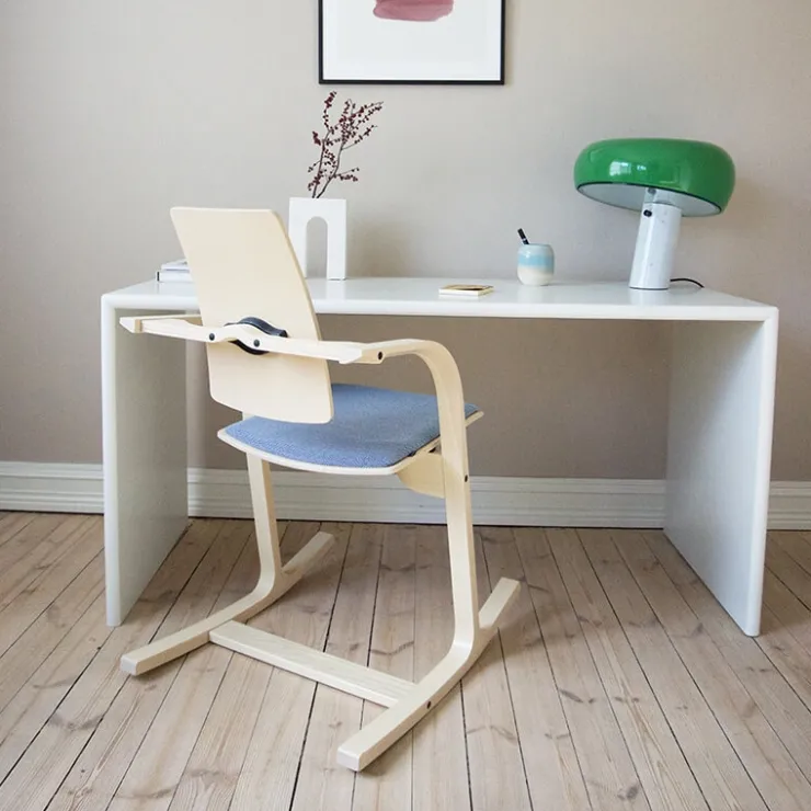 Varier Chaise De Bureau|Chaise Salon*Actulum ® Fauteuil de bureau ergonomique à bascule en tissu et bois