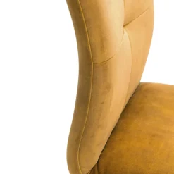 Chaise De Salle à Manger|Chaise Salon*Adèle Chaise confortable en tissu pieds bois