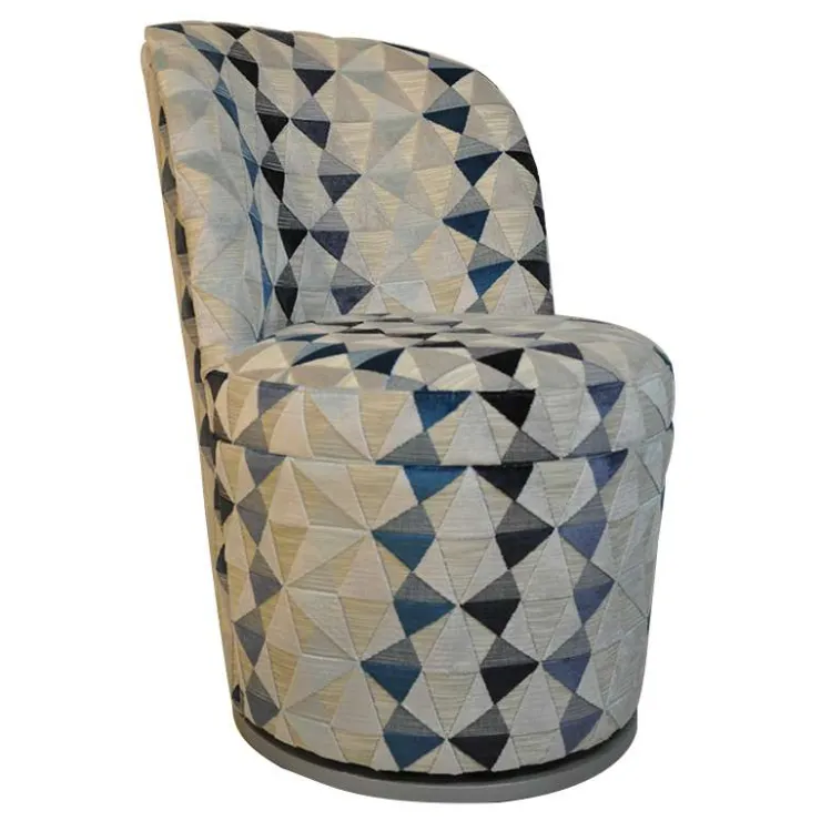 Paget Chaise De Salle à Manger|Chaise De Bureau*Adèle Chauffeuse pivotante moderne avec tissu à motifs fabriquée en France