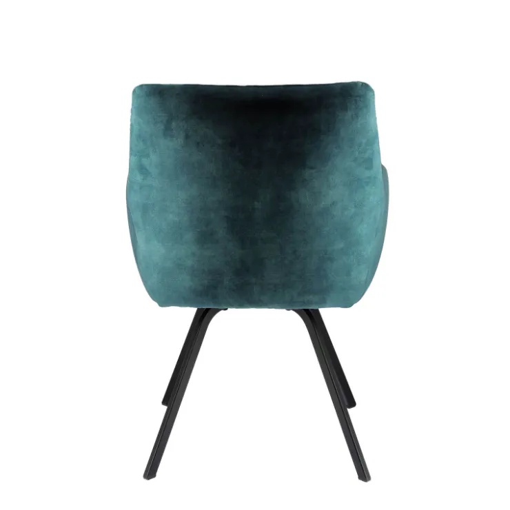 Chaise De Salle à Manger|Chaise De Bureau*Adrien Fauteuil confortable en tissu avec pieds en métal