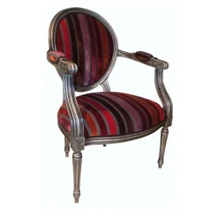 Paget Fauteuil De Salon*Adrien Fauteuil Louis XVI médaillon revisité fabrication française