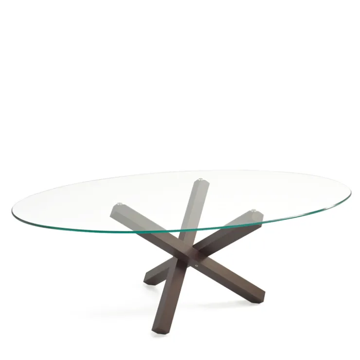 Sovet Italia Table De Salle à Manger*Aikido Sovet® Table de salle à manger ovale design en verre