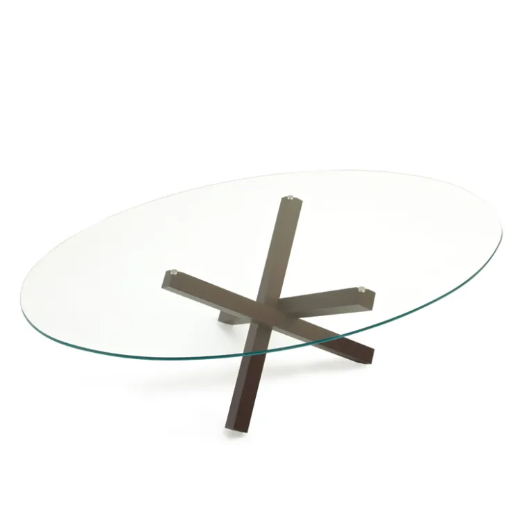 Sovet Italia Table De Salle à Manger*Aikido Sovet® Table de salle à manger ovale design en verre