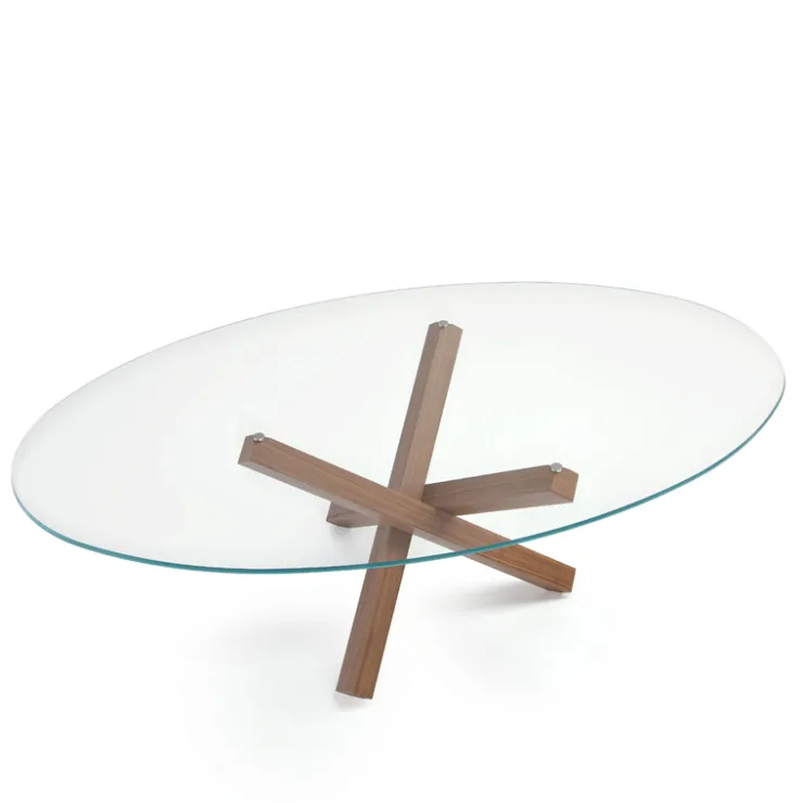 Sovet Italia Table De Salle à Manger*Aikido Sovet® Table de salle à manger ovale design en verre
