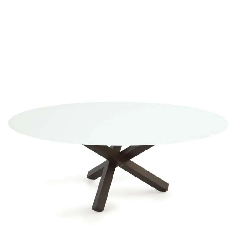 Sovet Italia Table De Salle à Manger*Aikido Sovet® Table de salle à manger ovale design en verre