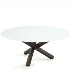 Sovet Italia Table De Salle à Manger*Aikido Sovet® Table en verre design ronde