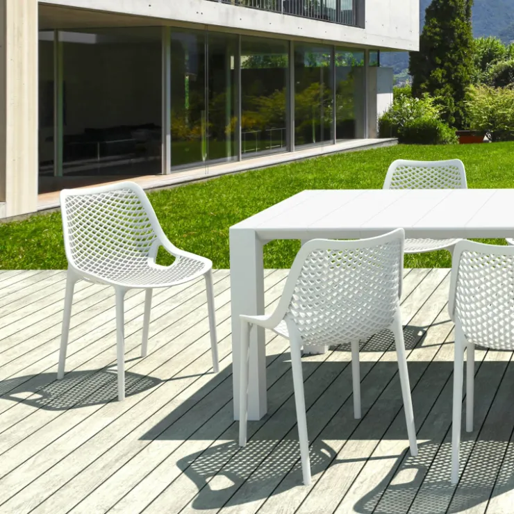 Chaise De Jardin*Air Chaise de jardin moderne ajourée en polypropylène