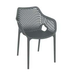 Chaise De Jardin|Fauteuil De Jardin*Air XL Fauteuil de jardin moderne ajouré en polypropylène