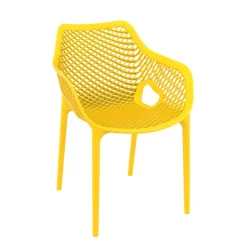 Chaise De Cuisine|Chaise De Salle à Manger*Air XL Fauteuil moderne empilable ajouré en polypropylène