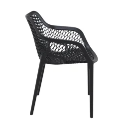 Chaise De Cuisine|Chaise De Salle à Manger*Air XL Fauteuil moderne empilable ajouré en polypropylène