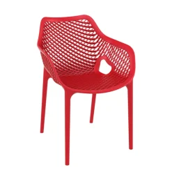 Chaise De Cuisine|Chaise De Salle à Manger*Air XL Fauteuil moderne empilable ajouré en polypropylène