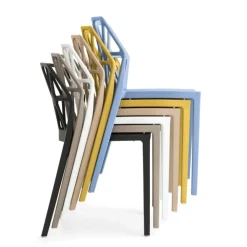 Chaise De Jardin*Alchemia Connubia® Chaise de jardin design empilable en polypropylène