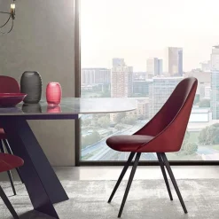 Europea Chaise De Cuisine|Chaise De Salle à Manger*Alizée Chaise moderne pivotante rembourrée