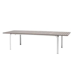 Table De Jardin*Alloro Table de jardin extensible en polypropylène et aluminium