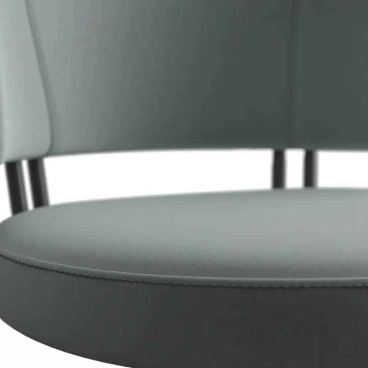 Perfecta Tabouret Snack (assise +/- 65 Cm)|Tabouret De Bar (assise +/- 80 Cm)*Allure Tabouret snack design pivotant en tissu