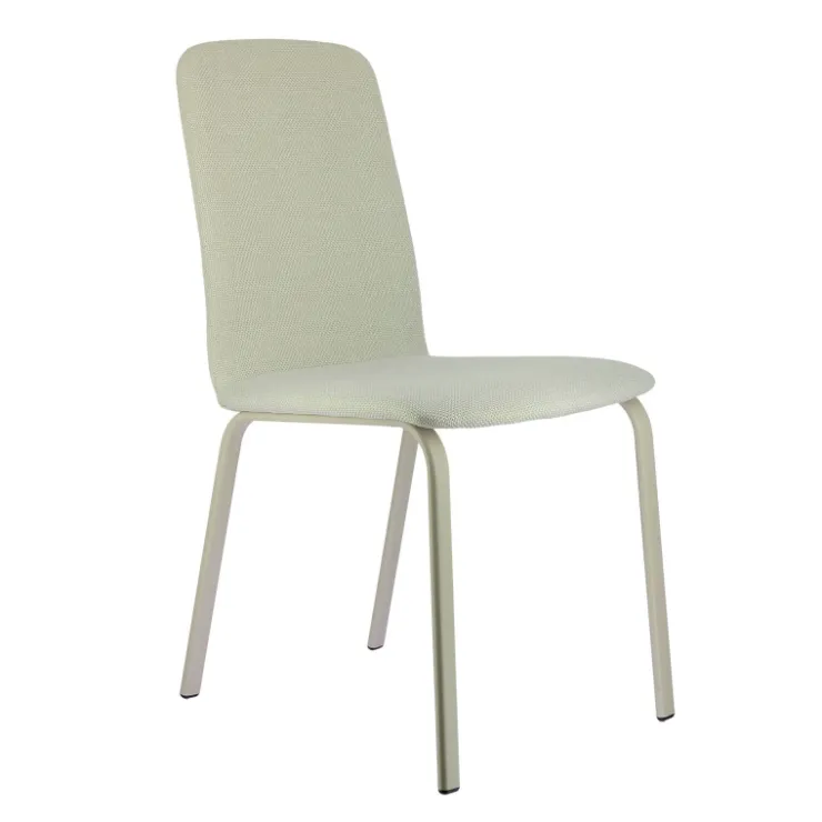 Perfecta Chaise De Salle à Manger*Altea Chaise en tissu et pieds en métal