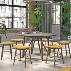 Perfecta Tabouret Bas (assise +/- 45 Cm)*Ami Tabouret bas en simili sans dossier pour petit espace