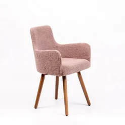 Sessio Chaise Salon|Chaise Pour Chambre*Anders Fauteuil cocooning en tissu et pieds bois